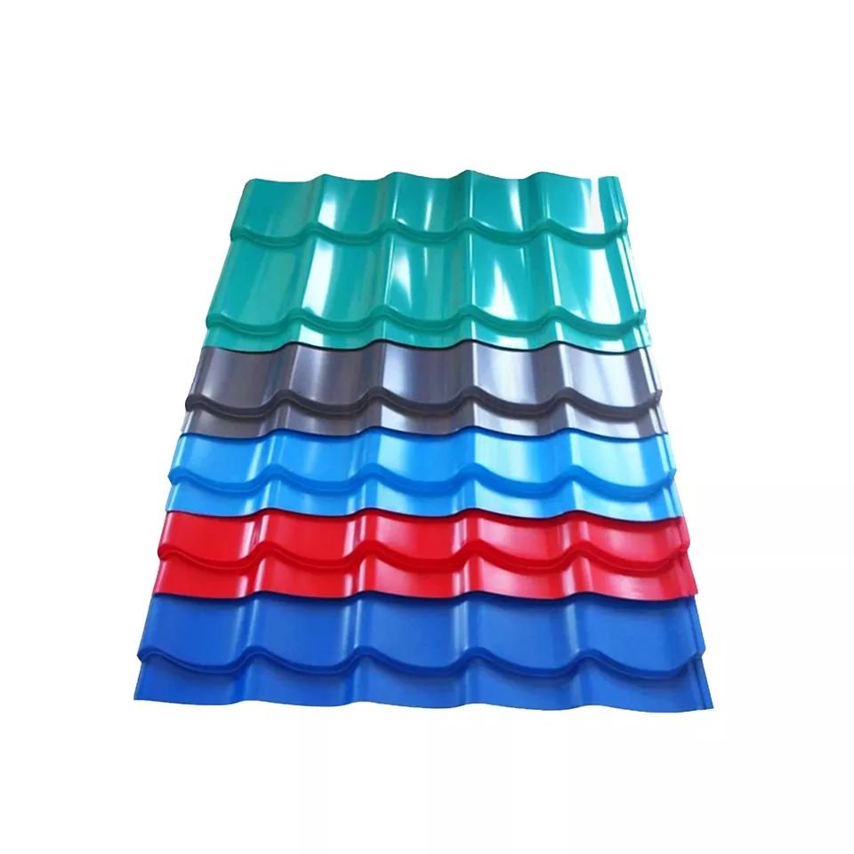 Black Corrugated Metal Roofing Sheet Corrugated Galvanized Steel Sheet Metal For Roof
