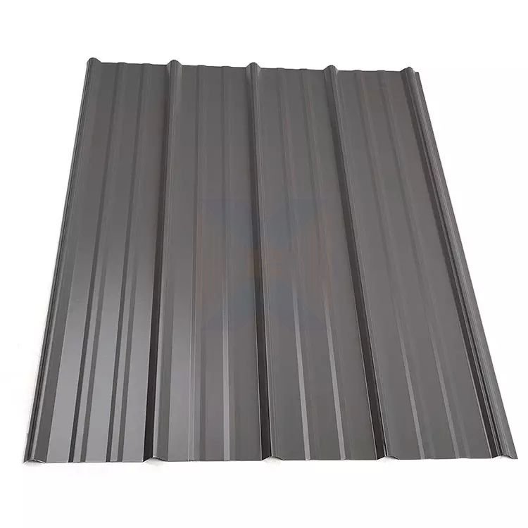 Black Corrugated Metal Roofing Sheet Corrugated Galvanized Steel Sheet Metal For Roof