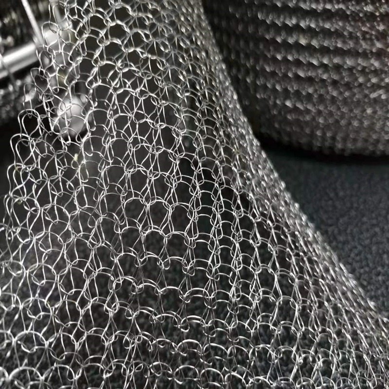 stainless steel knitted wire mesh foam netting demister oil-gas separator