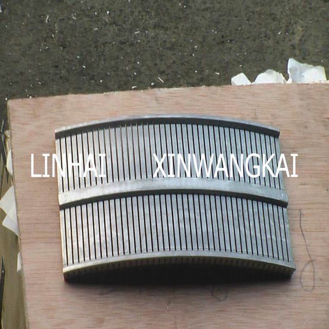 SS 316L pusher centrifuge screen, centrifuge mill sieve