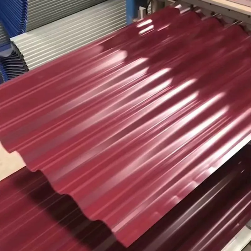 High Quality PPGI Color Coated PPGL Prepainted Galvanized Corrugated Steel Tile Corrugated Roofing Sheet