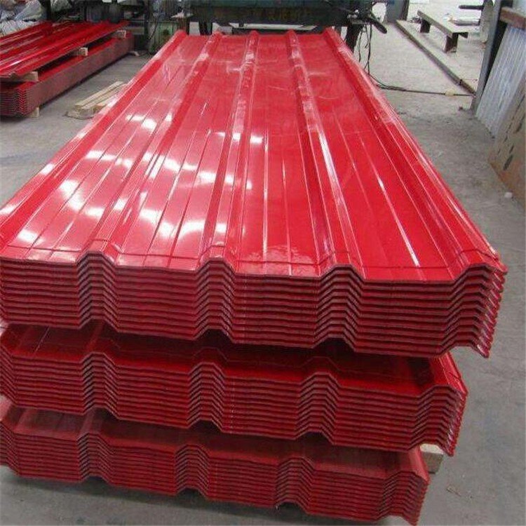 12 waves ral color coated galvanized roofing sheet PPGI zinc color coated corrugated steel plate