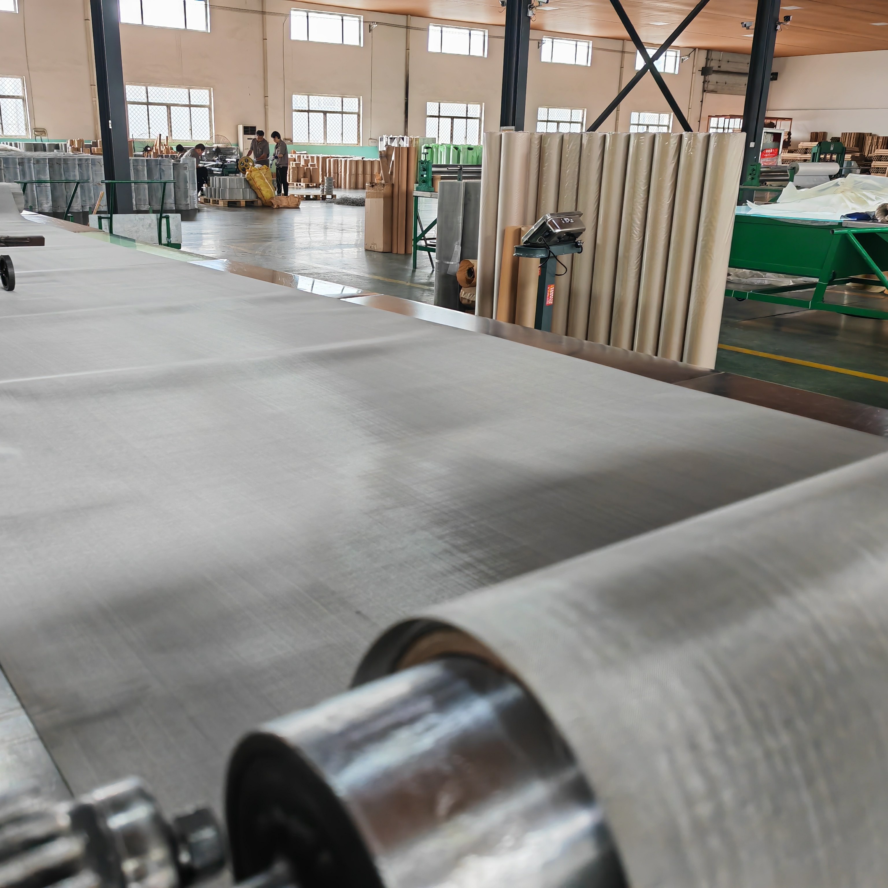 Factory Direct Sale Durability Double-Layer Woven 304 316 Stainless Steel Wire Woven Continuous Filter Belt Mesh Netting