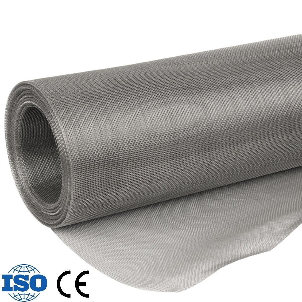 High Quality Stainless Steel Woven Wire Mesh 20 40 60 Mesh Woven Steel Net For Sieve