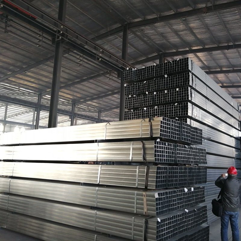 Galvanized Steel Pipe Used For Industry Zinc Iron Square Tube
