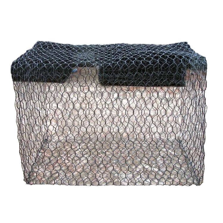Easy Installation Gabion Mesh Galvanized Steel Iron Wire Woven Wire Mesh for Stone Cage Fence