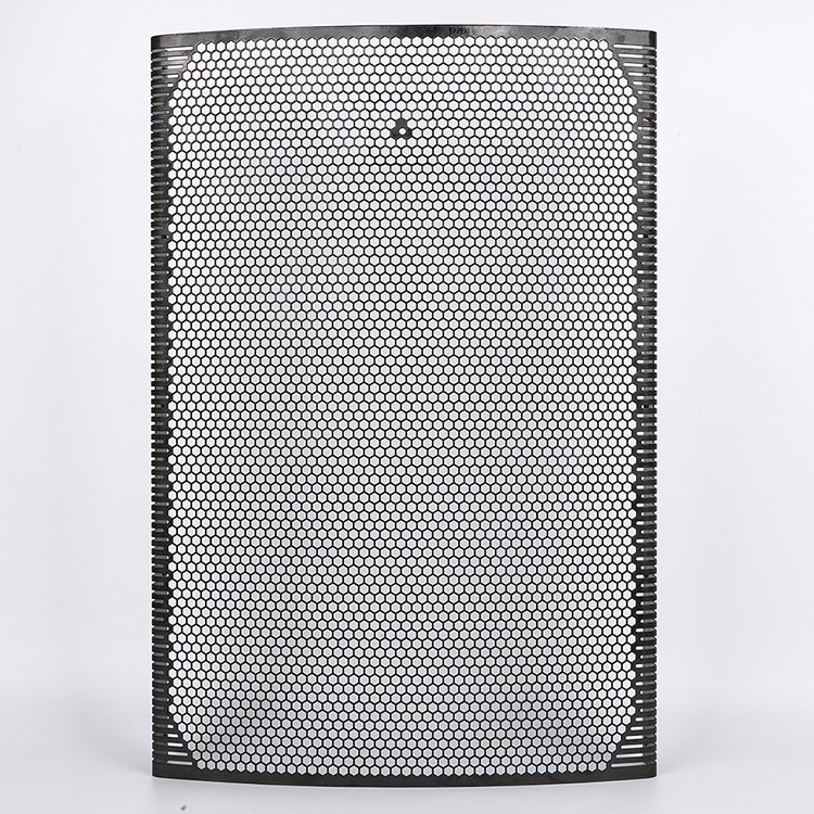 Mesh Speaker Grille Mesh Cover Speaker Grill Perforated Metal for Car 4 Inch Screen Black Wire Mesh