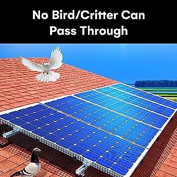 Solar panel wire protection wire mesh rolls Solar Panel Bird Guard kit proof pigeon net