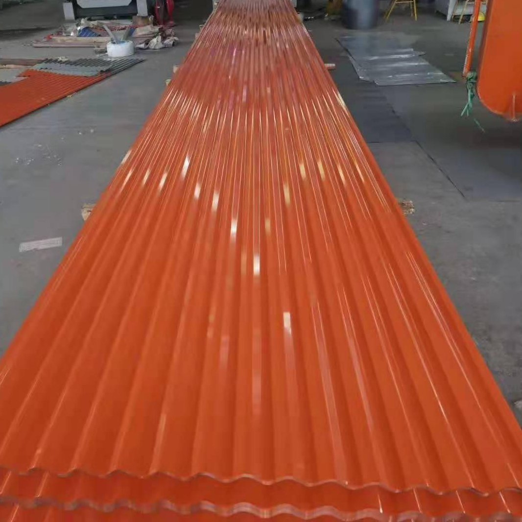 Color corrugated steel plate hot dipped galvanized roofing sheet color coated steel plate
