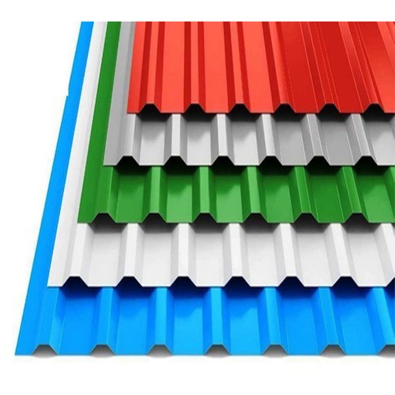 Color corrugated steel plate hot dipped galvanized roofing sheet color coated steel plate