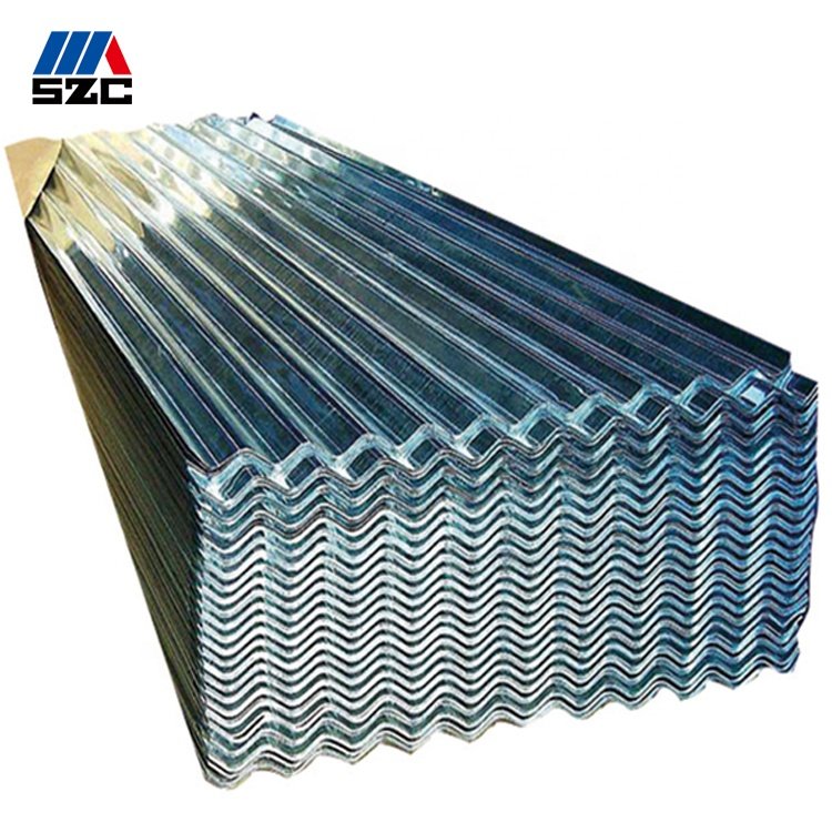 HOT DIPPED Full hard 0.16mm galvanized GI corrugated steel roofing sheet