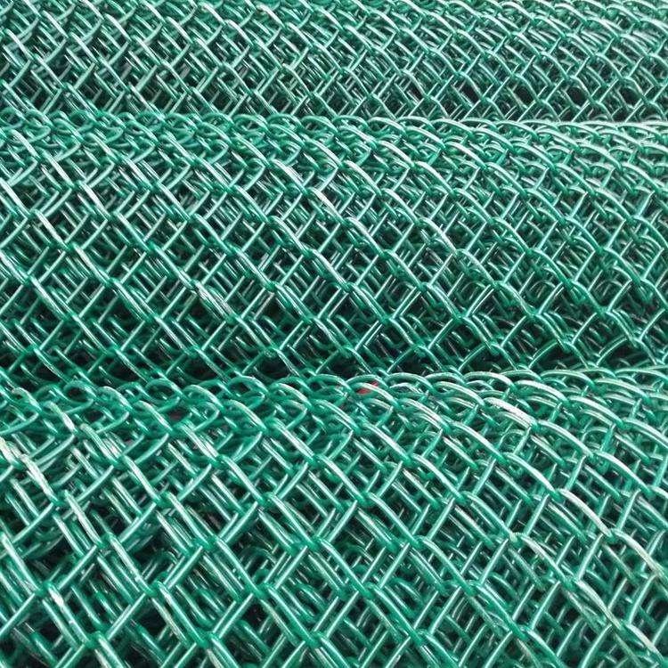 Factory Hot sale Wholesale High Quality Galvanized PVC Coated Mesh Rolls Wire Chain Link Fence Cattle Fence FENC MESH