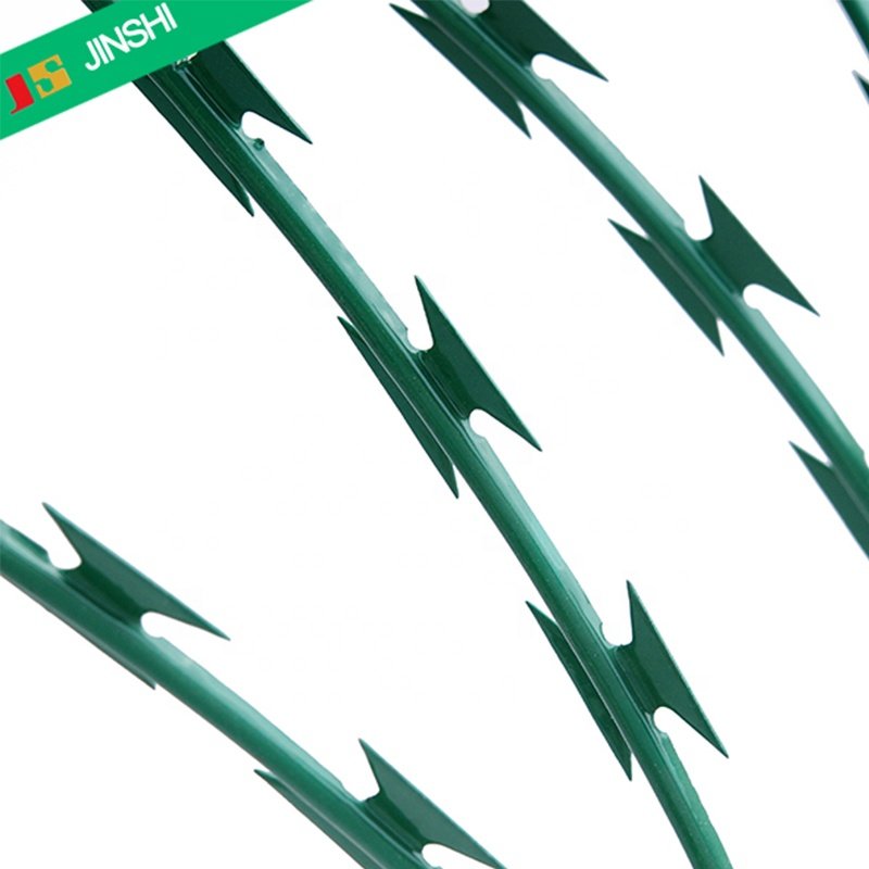 BTO-22 450mm Galvanized Concertina Razor Barbed Wire