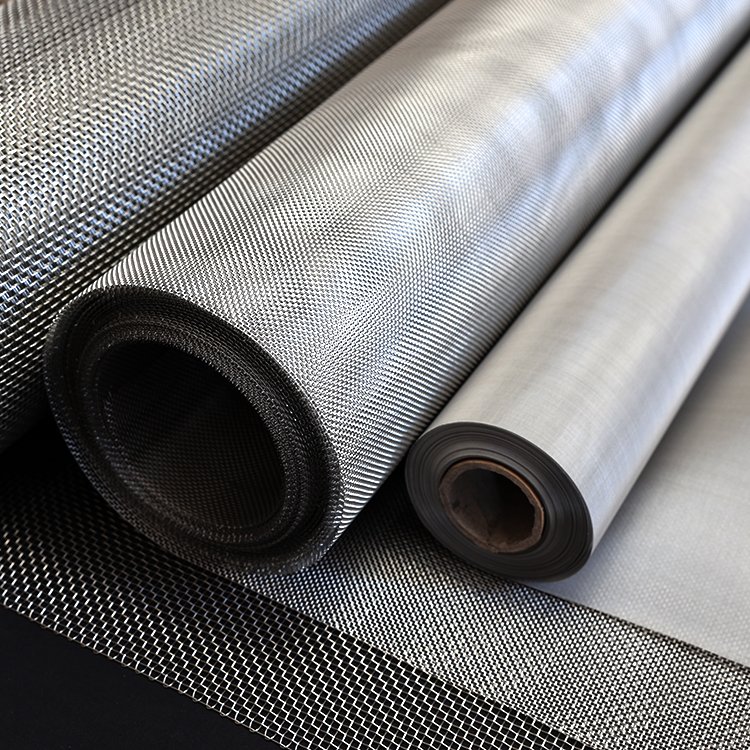 High Quality 80 100 200 Mesh Count 201 304/304L/316/316L Plain Weave Stainless Steel Woven Wire Mesh