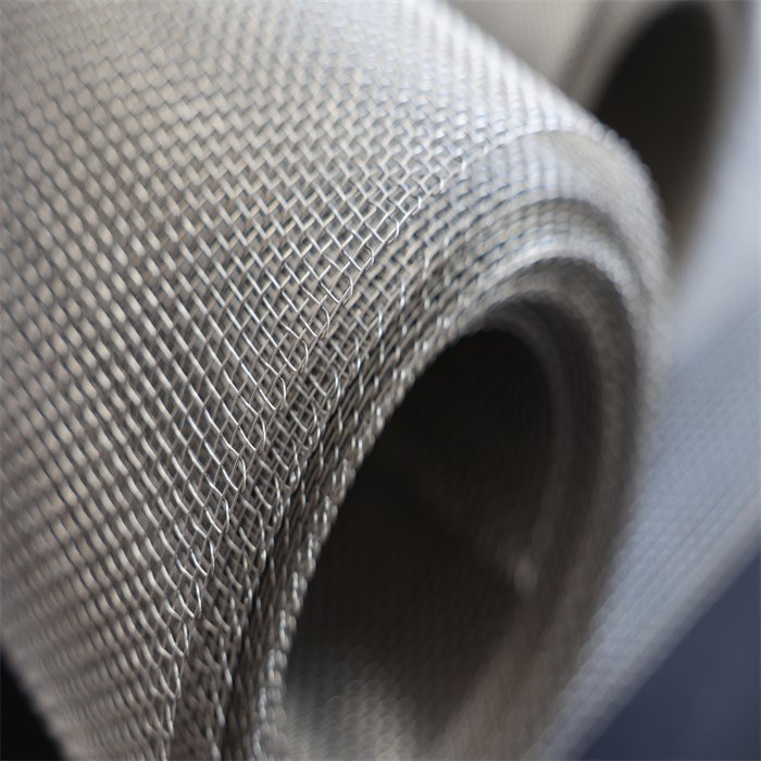 High Quality 80 100 200 Mesh Count 201 304/304L/316/316L Plain Weave Stainless Steel Woven Wire Mesh