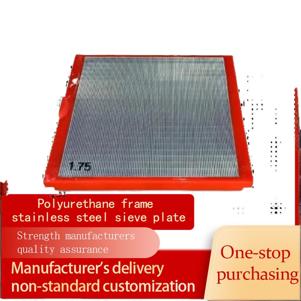 Stainless Steel Braided Mesh Polyurethane Frame Plain Weave Black Wire Filters Screens Perforated Technique Metal Applications