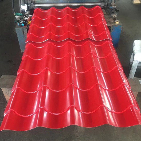 china hot sale Color coated maquina para hacer calaminas prepainted PPGI steel coil aluzinc corrugated roofing sheets