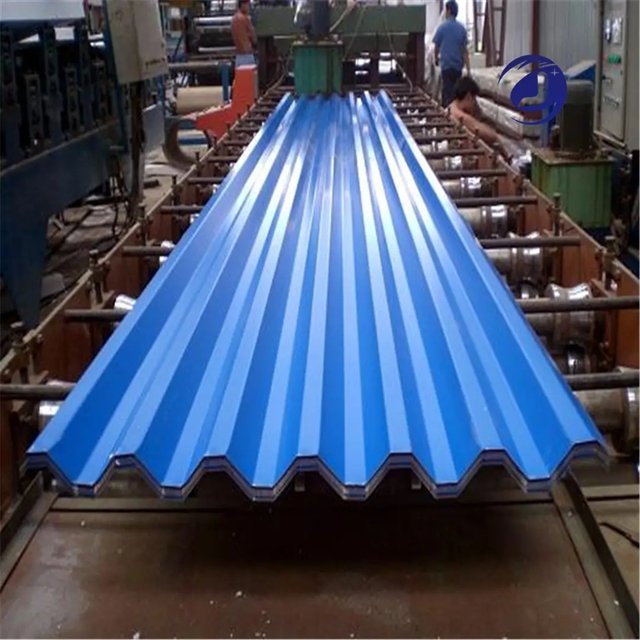 china hot sale Color coated maquina para hacer calaminas prepainted PPGI steel coil aluzinc corrugated roofing sheets