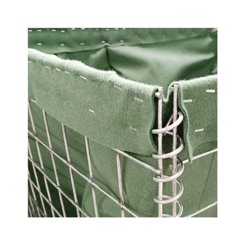 Security Base Blast Wall Collapsible Defense Fort Bunker Blast Cage With Sandbag Steel Wire Mesh Net Lock Buckle