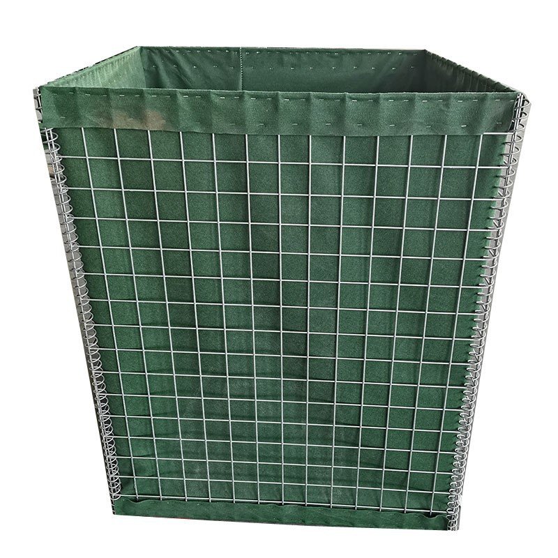 Security Base Blast Wall Collapsible Defense Fort Bunker Blast Cage With Sandbag Steel Wire Mesh Net Lock Buckle