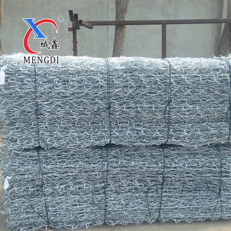 Easy To Install Garden Fence Galvanized Hexagonal Steel Wire Mesh Architectural Gabion Basket