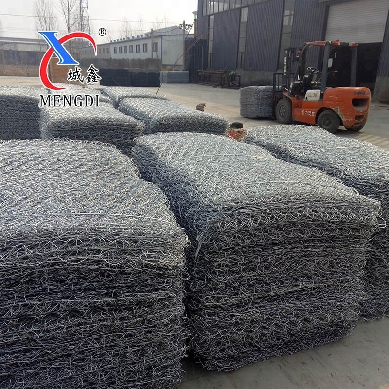 Easy To Install Garden Fence Galvanized Hexagonal Steel Wire Mesh Architectural Gabion Basket