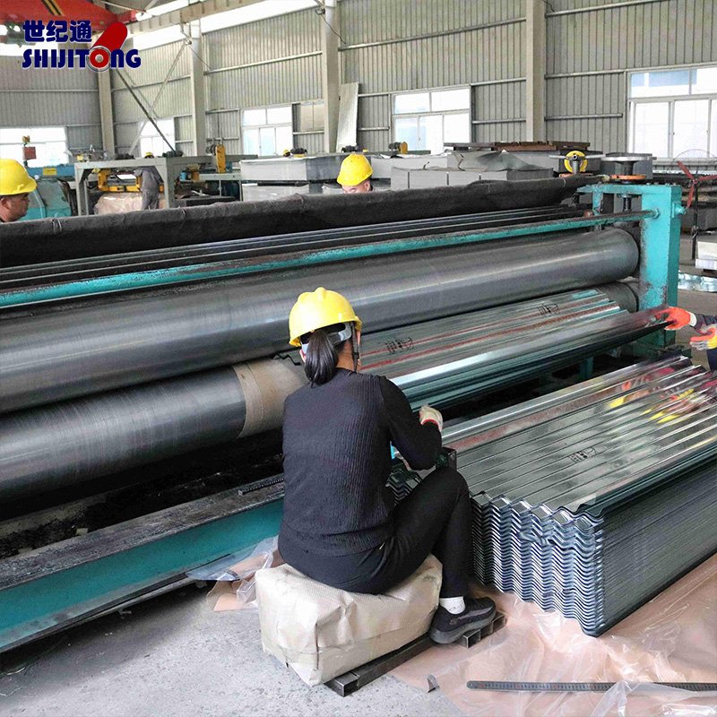 Galvanized Corrugated Sheet for Roofing Factory Direct Supply Metal Cutting Painted Wave RAL Color Container Plate