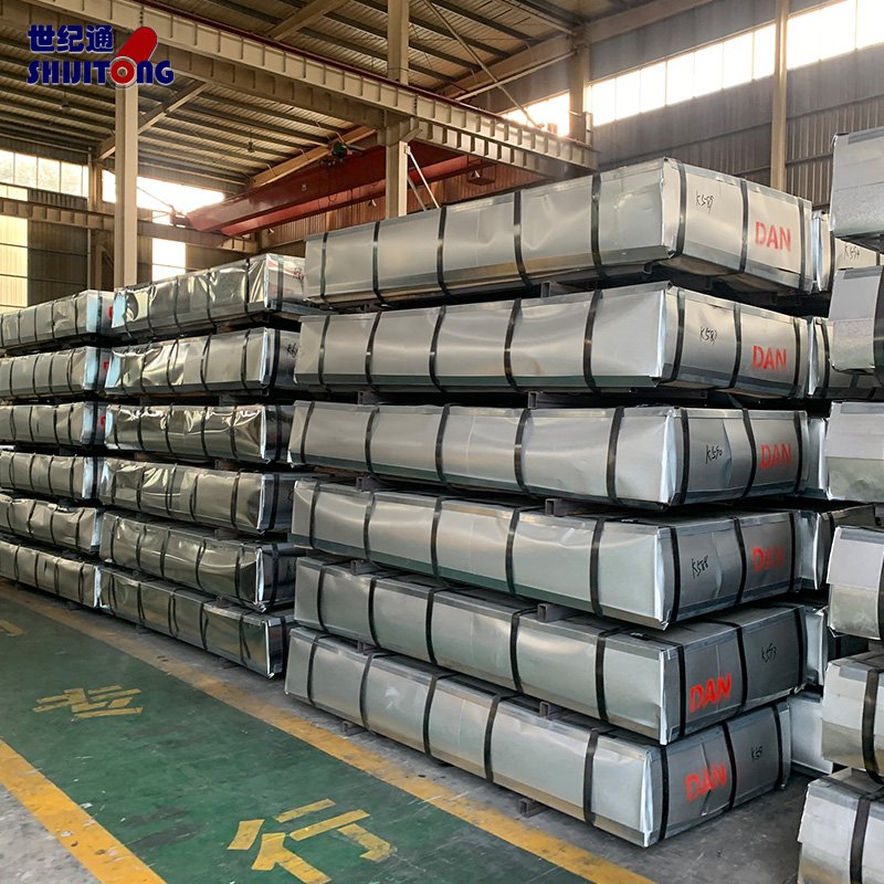 Galvanized Corrugated Sheet for Roofing Factory Direct Supply Metal Cutting Painted Wave RAL Color Container Plate