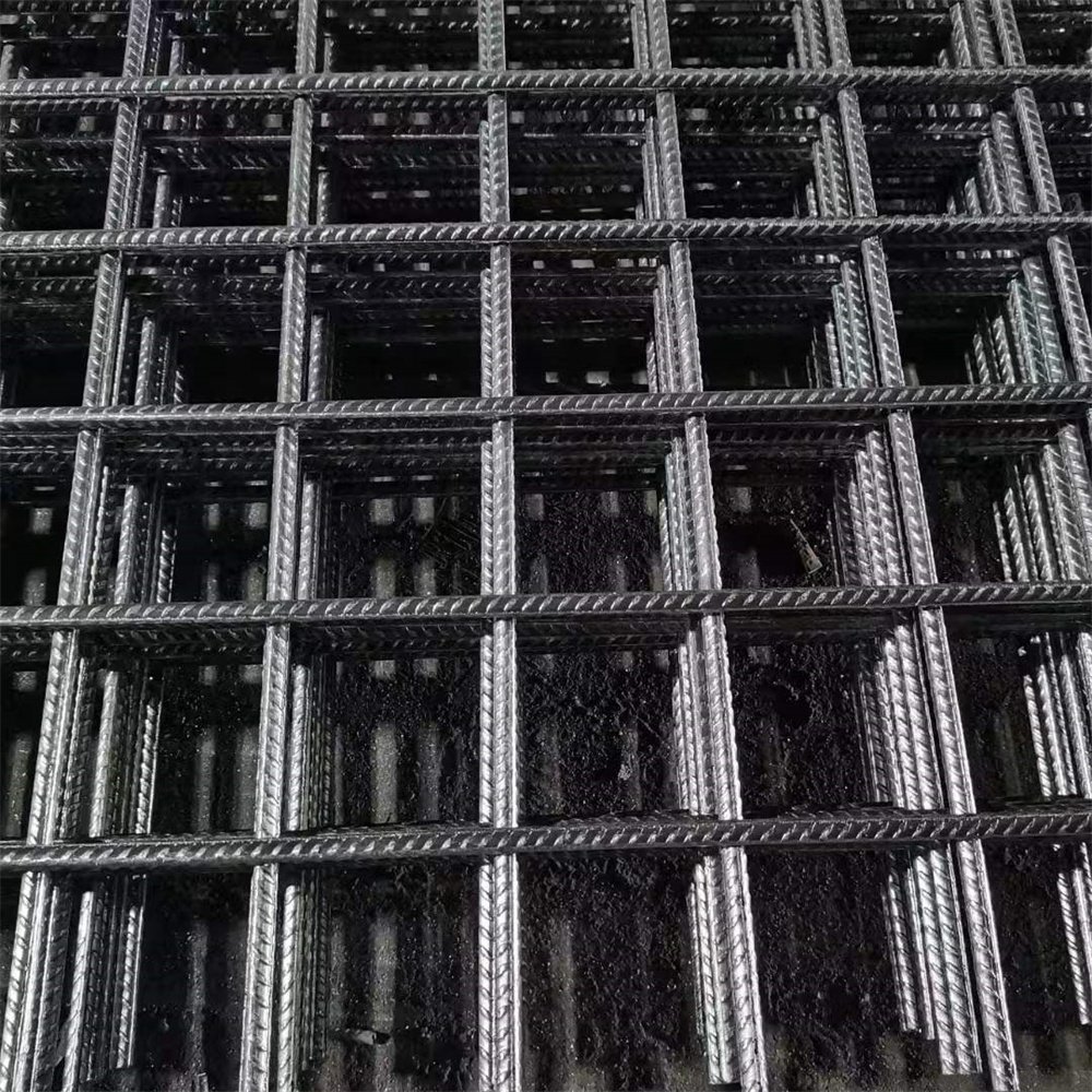 Original Factory Wholesale 8/6/4mm wire mesh panels black wire welded construction steel wire mesh panels for building
