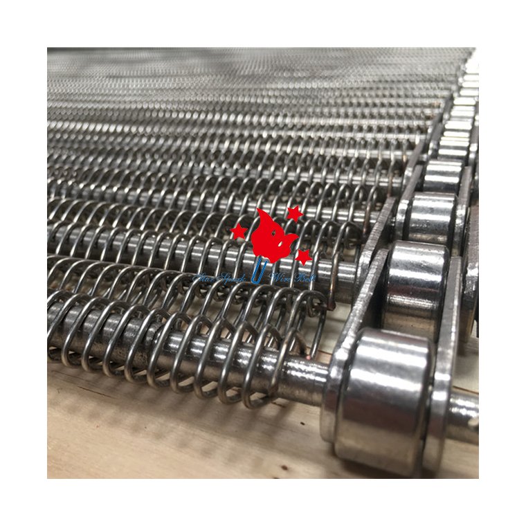 Professional Stainless Steel Roller Chain Driven Conveyor Belt Low Price Woven Technique Welding Stainless Steel Wire Mesh