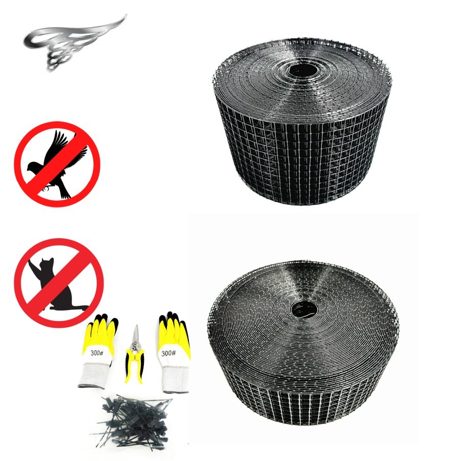 Welded Bird-Proofing Wire Mesh Your Solar panels 6" 8" 10"x30m Guard Protect Solar Panels from Pest Birds Solar Panel Mesh