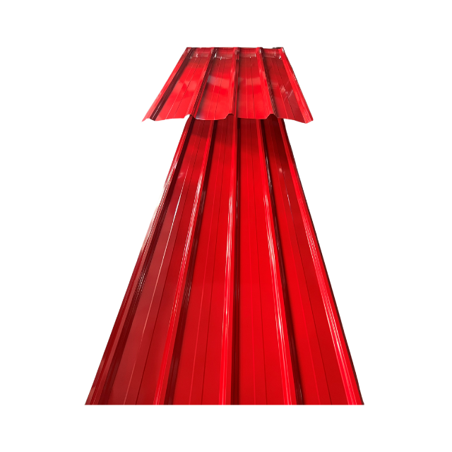 Fireproof From Shandong China Corrugated Roof Tile Color Coated Corrugated Steel Plate Metal Roofing Corrugated Steel Sheet