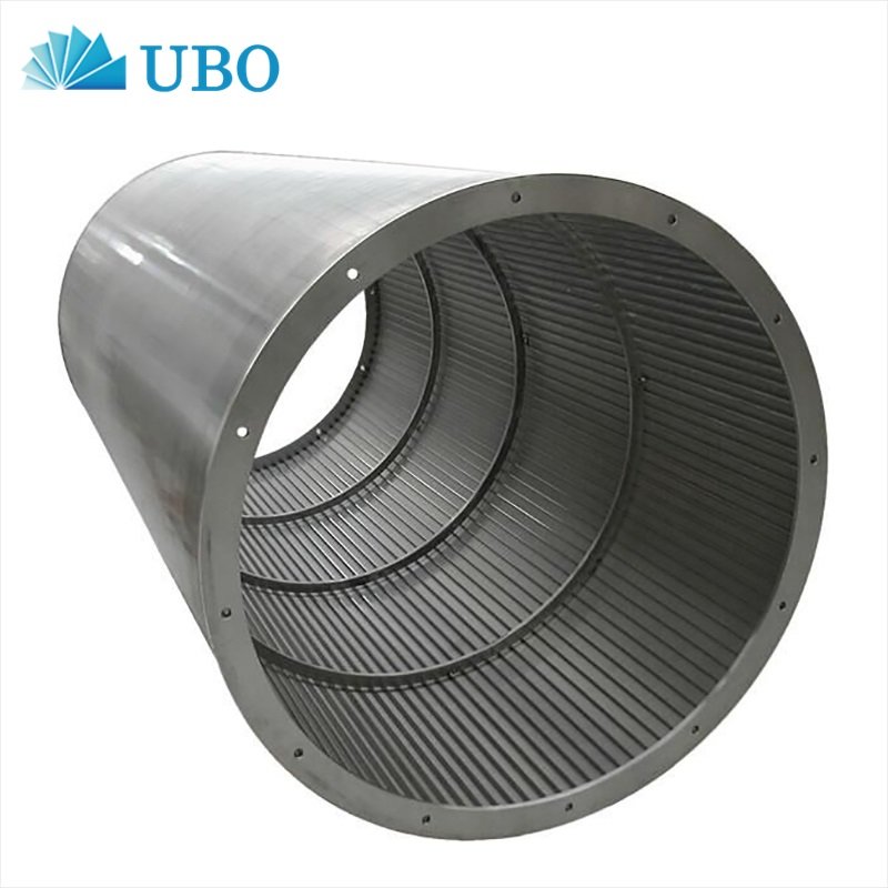 stainless steel wire mesh rotary trommel drum filter pipe custom for welding machine