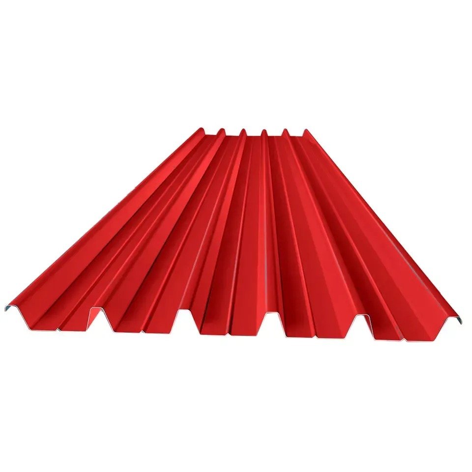 China Factory DX52D PPGI Color Coated Zinc Corrugated Galvanized Roofing Sheet Plate EN Standard with Cutting Service