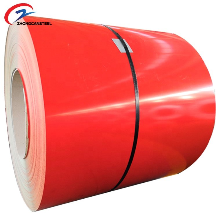 PE PVDF matt white ral9016 prepainted galvanized steel ppgl color coated ppgi steel coil