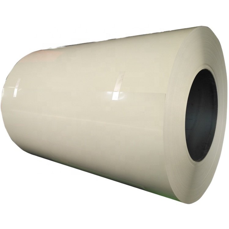 PE PVDF matt white ral9016 prepainted galvanized steel ppgl color coated ppgi steel coil