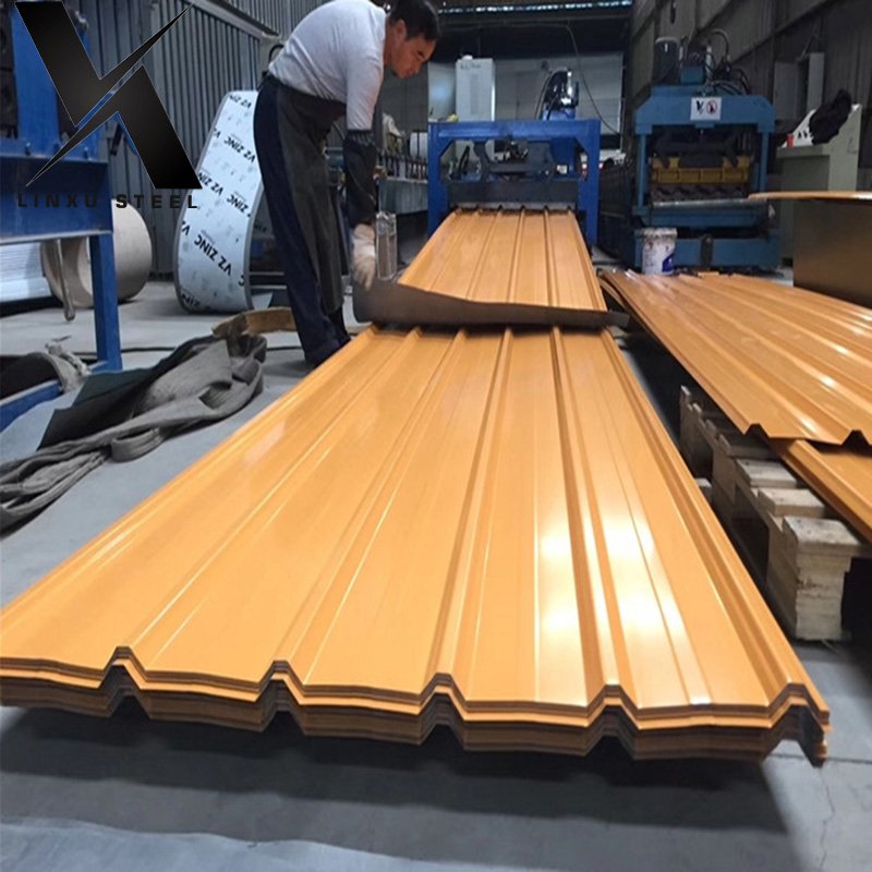 Roofing Sheets Prices Color Galvanized Metal Steel Plates Hot Rolled Steel Plate Coated 7 Days in Stock Sample Free T Color ROOF