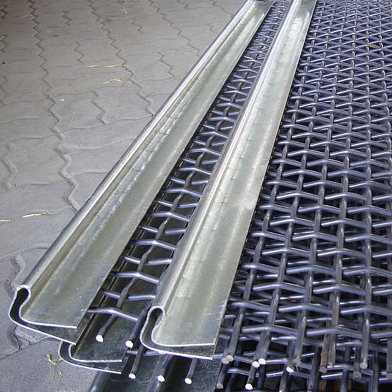Factory Sales 65Mn Manganese Steel Square Woven Mining Screen Mesh