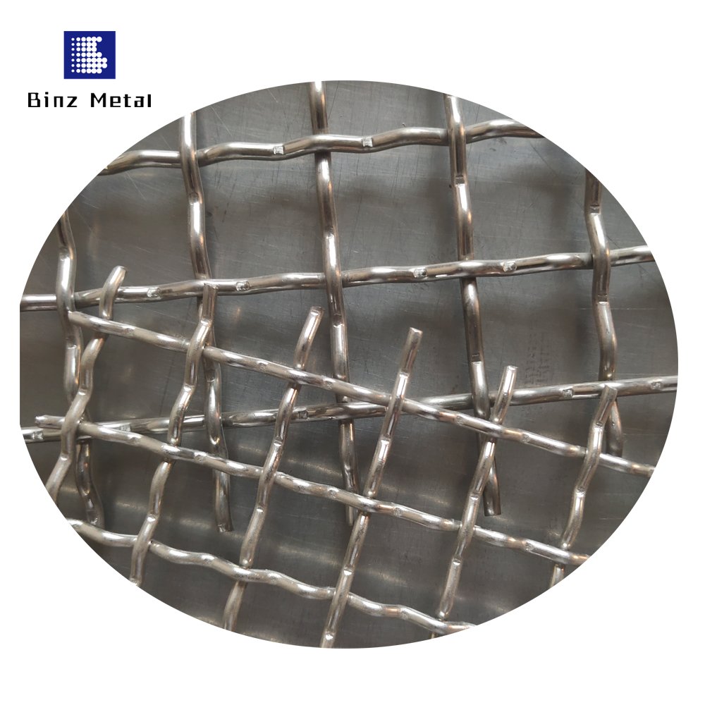 304 316 Standard Stainless Steel Wire Mesh Wire Mesh Crimped Mesh
