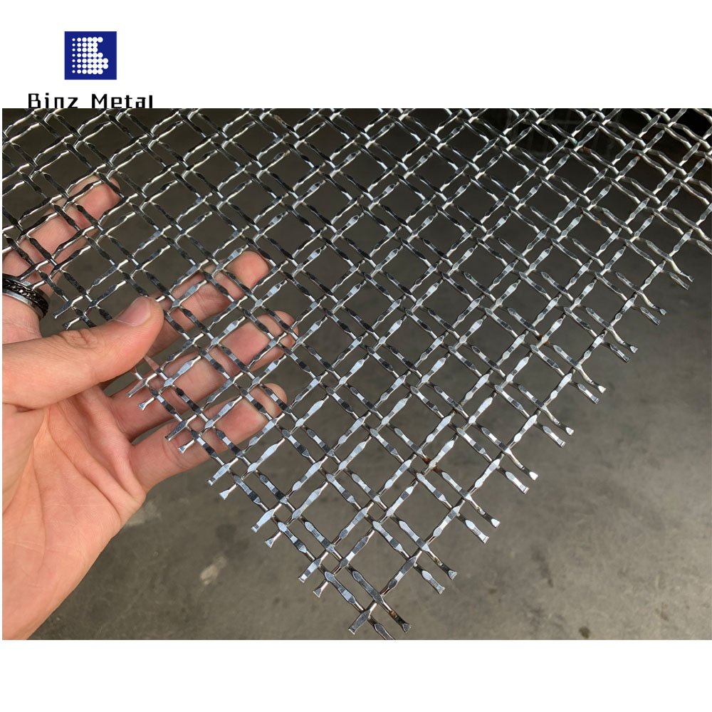 304 316 Standard Stainless Steel Wire Mesh Wire Mesh Crimped Mesh