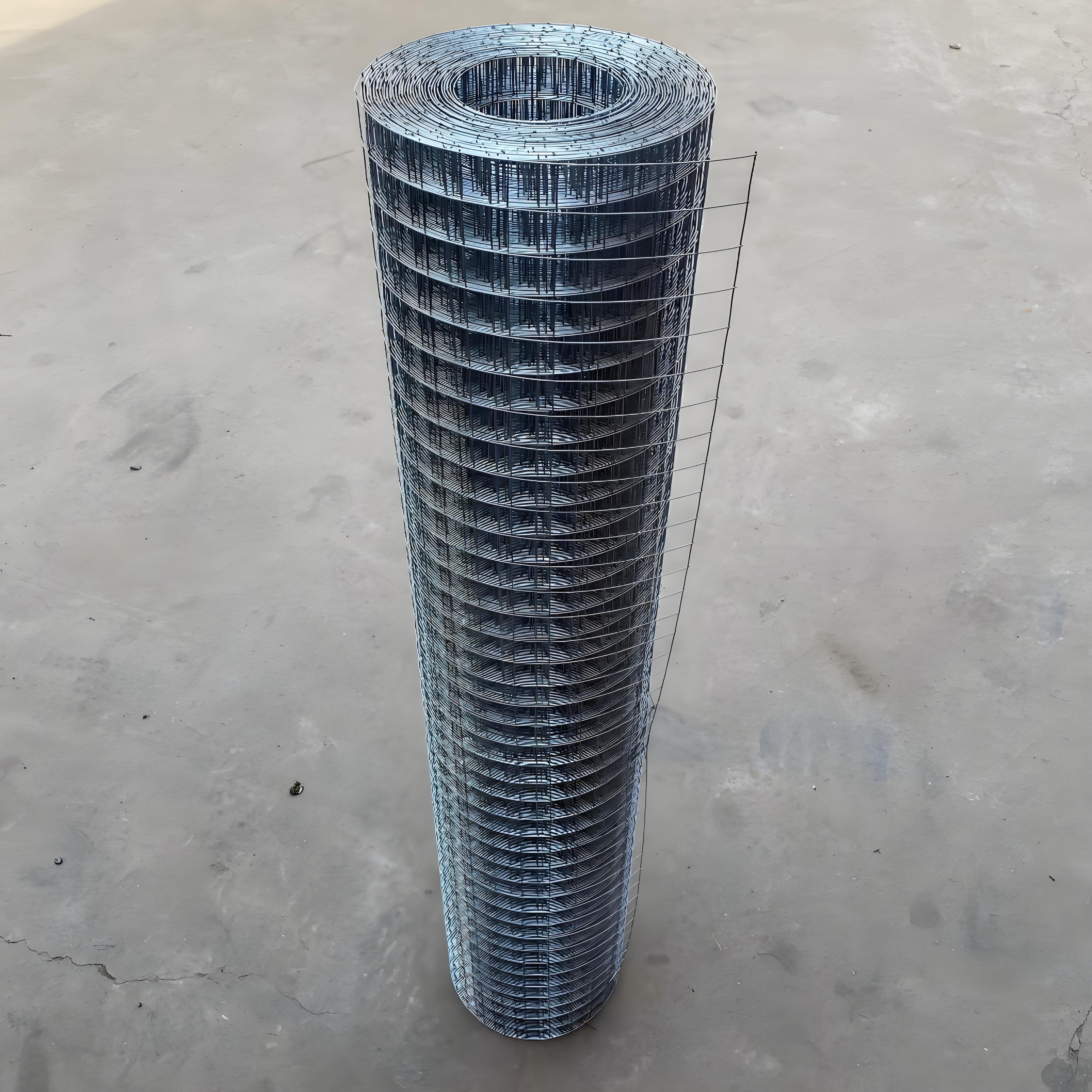 1/2in 0.7mm 24inch x100ft Hardware Cloth Roll for Chicken Fence Rabbit Wire Cage Fencing Galvanized after Welded Iron Wire Mesh