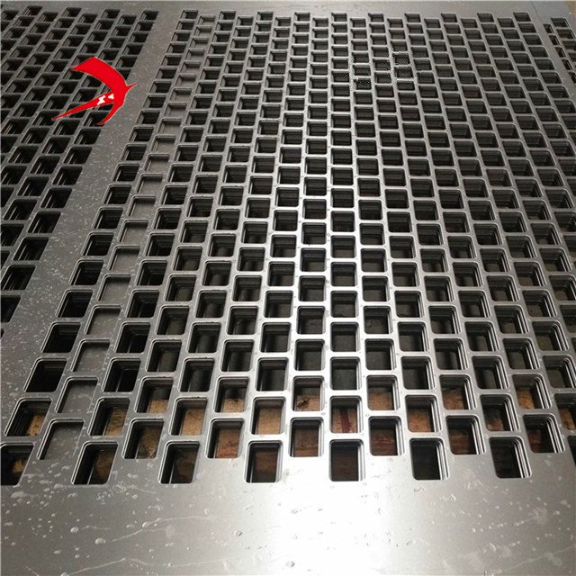 Hot sale square hole micro perforated galvanized steel metal sheet by ISO manufacture