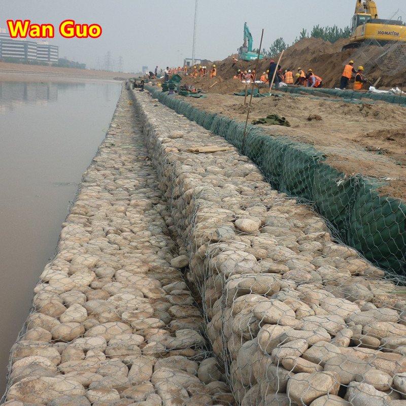 Manufacturer Rockfall Protection Woven Wire Mesh Galvanized Gabion Mesh
