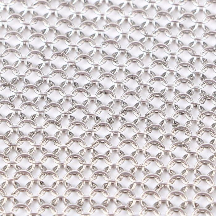 316L ChainMail Stainless Steel Scrubber Pot cleaning Washing Cast Iron Pan Ring Mesh Chainmail Scrubber