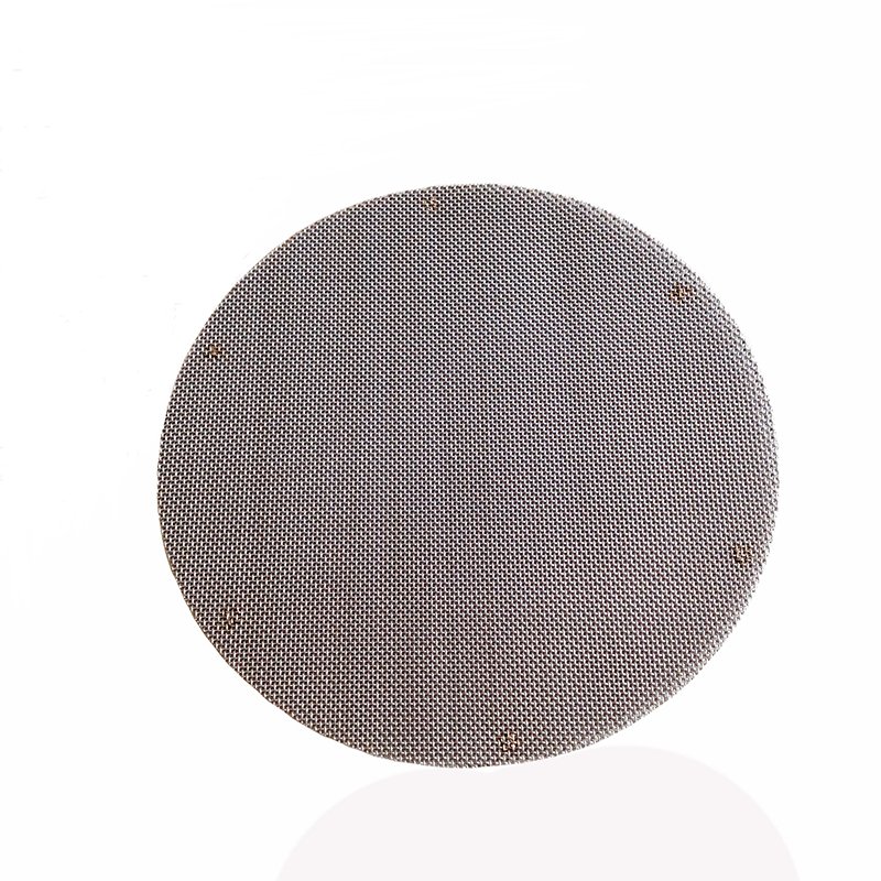 Hot Sale 304 304L 316 316L Stainless Steel Round Shape Woven Wire Mesh Sintered Filter Screen Micron Filter Mesh