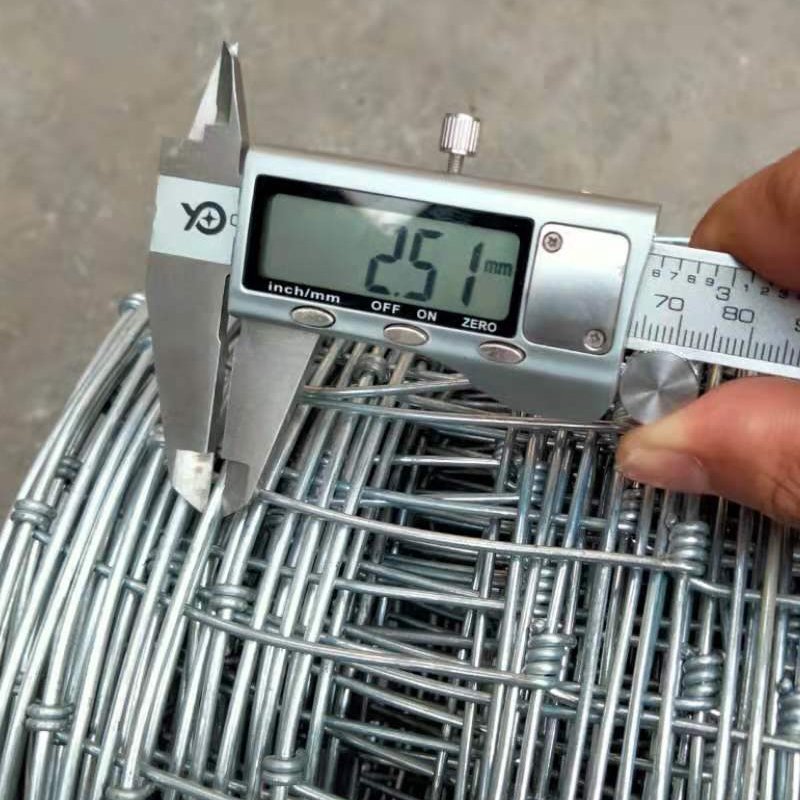 Galvanized fixed knot fence grassland fence hog wire farm wire sheep fence
