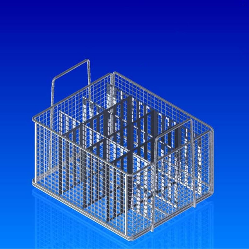 Customizable 304 Stainless Steel Wire Mesh Baskets for Kitchen Anti-Corrosion 304 Stainless Steel Kitchen Mesh Baskets