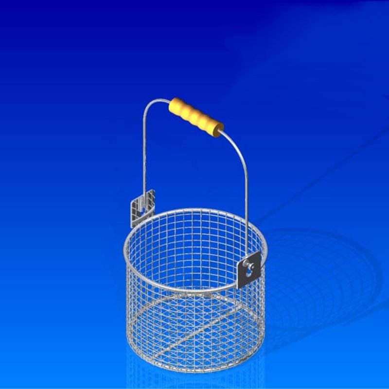 Customizable 304 Stainless Steel Wire Mesh Baskets for Kitchen Anti-Corrosion 304 Stainless Steel Kitchen Mesh Baskets