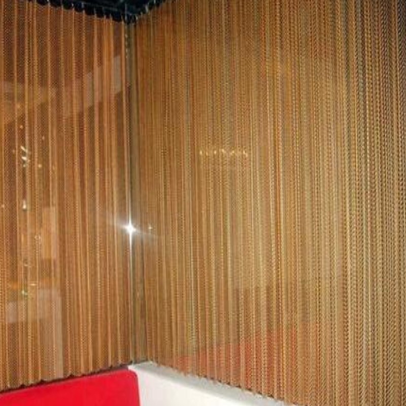 aluminum metal mesh curtain/crimped woven wire mesh/stainless steel crimped wire mesh
