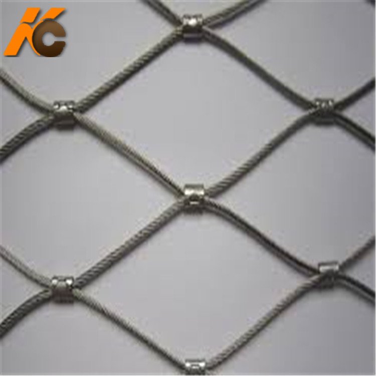 Kangchen stainless steel X-tend 304 316 cable rope mesh decorate zoo Aviary rope fence mesh